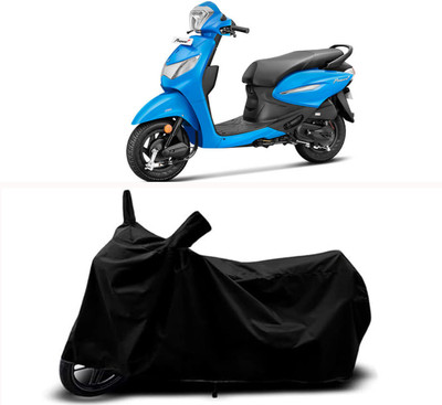 RABABLI Waterproof Two Wheeler Cover for Hero(Pleasure Plus, Black)