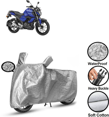 CODOKI Waterproof Two Wheeler Cover for Yamaha(FZ-S Fi Version 3.0, Silver)