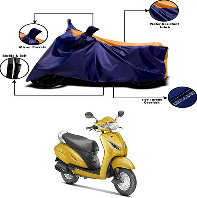 SMDP Waterproof Two Wheeler Cover for Honda(Activa 5G, Blue)