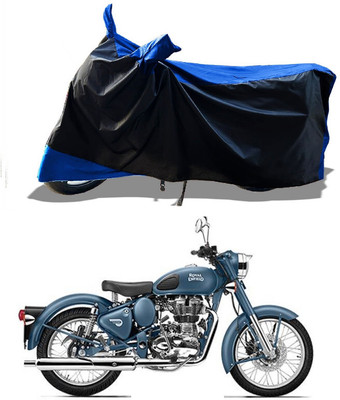 AESTRYD Two Wheeler Cover for Royal Enfield(Classic Squadron BS6, Blue)