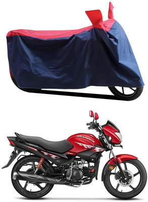 KEDIT Two Wheeler Cover for Hero(Glamour i3s, Red, Blue)