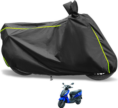 Euro Care Waterproof Two Wheeler Cover for Suzuki(Let's, Black)
