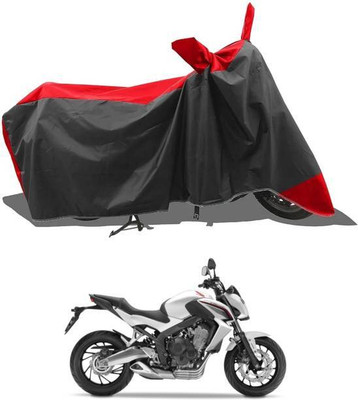 LIFE TO HUB Two Wheeler Cover for Hero, Honda, Bajaj, Ather, TVS, Yamaha(YZF R15 V3 BS6, Black, Red)