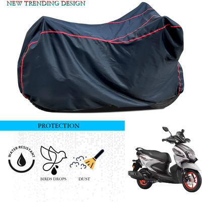 ANTHUB Waterproof Two Wheeler Cover for Yamaha(RayZR 125, Black)