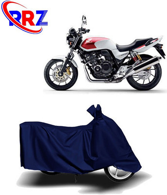 RRZ Two Wheeler Cover for Honda(CB 400, Blue)