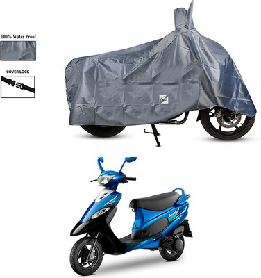 EGAL Waterproof Two Wheeler Cover for TVS(Pep Plus BS6, Grey)