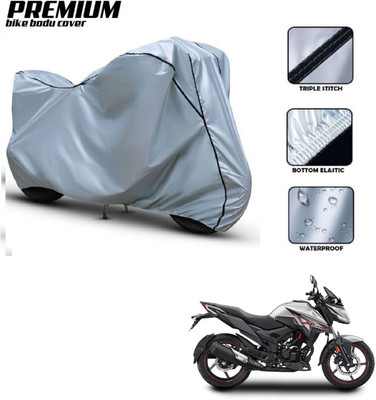 Car Life Waterproof Two Wheeler Cover for Honda(X-Blade, Silver, Black)