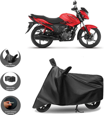 HWSXQAE Waterproof Two Wheeler Cover for Hero(Black)