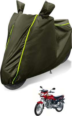 MOCKHE Waterproof Two Wheeler Cover for Hero(Ambition, Green)