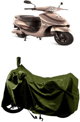 SUGASHRI Waterproof Two Wheeler Cover for Hero Electric(Electric Photon, Green)