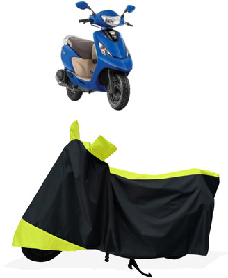 Tricway Two Wheeler Cover for TVS(Scooty Zest 110 BS6, Yellow)