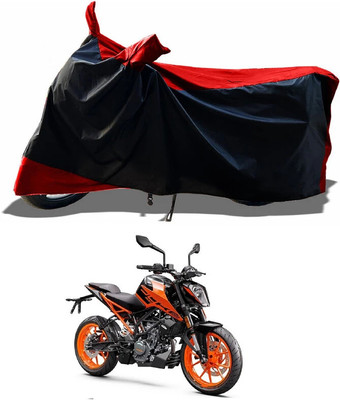 DeepShakshi AUTOMOTIVE Waterproof Two Wheeler Cover for KTM(200 Duke, Red)