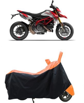 Coxtor Waterproof Two Wheeler Cover for Ducati(Hypermotard, Orange)