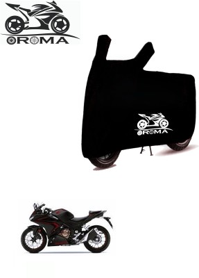 THE REAL ARV Waterproof Two Wheeler Cover for Honda(CBR500R BS6, Black)