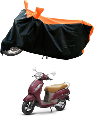 Mdstar Waterproof Two Wheeler Cover for Suzuki(Access SE, Orange)