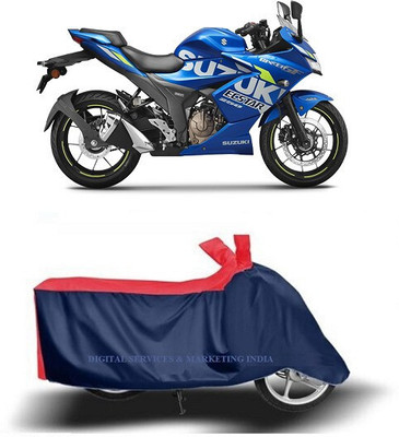 DeepShakshi AUTOMOTIVE Waterproof Two Wheeler Cover for Suzuki(Gixxer SF 250, Blue)