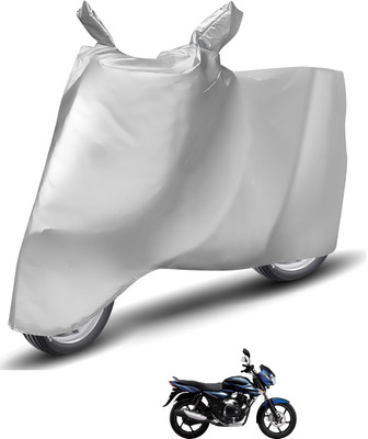 Caronix Waterproof Two Wheeler Cover for Bajaj(Discover 135, Silver)