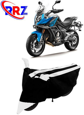 RRZ Waterproof Two Wheeler Cover for CFMoto(650MT, Black, White)