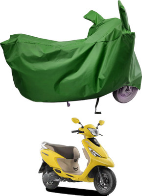 Amexride Two Wheeler Cover for TVS(Scooty Zest 110, Maroon)