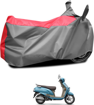 CODOKI Waterproof Two Wheeler Cover for Suzuki(Access SE, Grey, Red)
