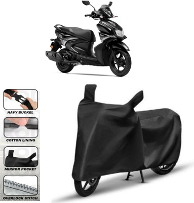 DeepShakshi AUTOMOTIVE Two Wheeler Cover for Yamaha(RayZR 125, Black)