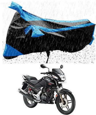 MMSSTAR Waterproof Two Wheeler Cover for Hero(New CBZ, Blue, Black)