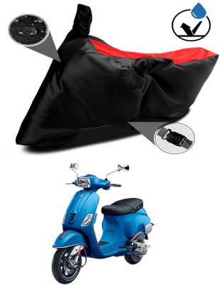 Genipap Two Wheeler Cover for Suzuki(Access, Black, Red)