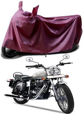 APNEK Waterproof Two Wheeler Cover for Royal Enfield(Electra, Maroon)