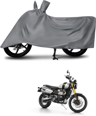 MMSSTAR Waterproof Two Wheeler Cover for Triumph(Scrambler 1200, Grey)