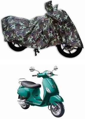 Furious3D Two Wheeler Cover for Piaggio(Vespa VXL, Multicolor)