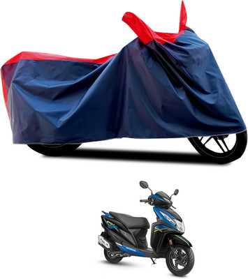 CODOKI Waterproof Two Wheeler Cover for Honda(Dio, Black, Red)