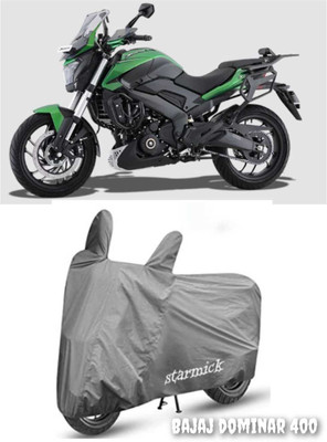 STREMICK Waterproof Two Wheeler Cover for Bajaj(Dominar 400, Grey)