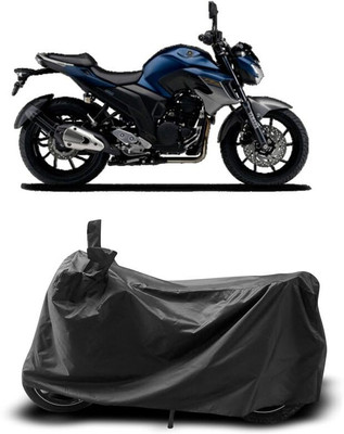 AASHTIK MART Two Wheeler Cover for Yamaha(FZ25, Black)
