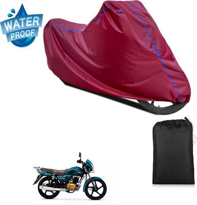 PAGORA Waterproof Two Wheeler Cover for TVS(Radeon, Maroon)