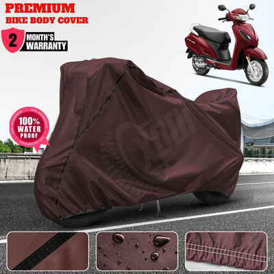AutoGalaxy Waterproof Two Wheeler Cover for Honda(Activa 5G, Maroon, Black)