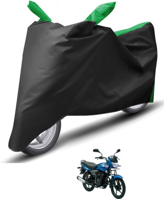 Caronix Waterproof Two Wheeler Cover for Bajaj(Platina 125, Green)
