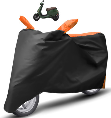Caronix Two Wheeler Cover for Ola(Orange)
