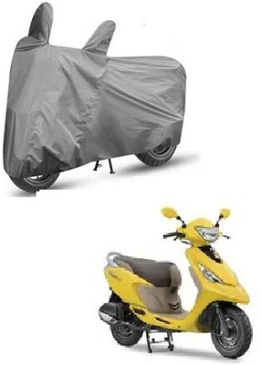 Tritika Waterproof Two Wheeler Cover for TVS(Zest, Grey)