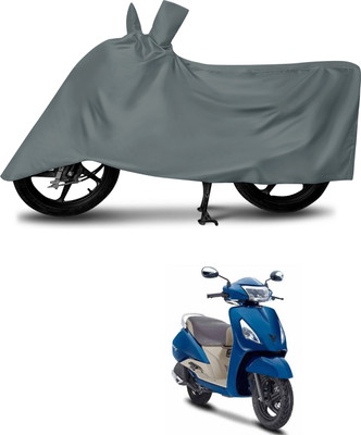 DeepShakshi AUTOMOTIVE Waterproof Two Wheeler Cover for TVS(Jupiter Grande, Grey)