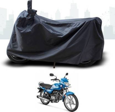 DeepShakshi AUTOMOTIVE Two Wheeler Cover for Hero(HF Deluxe, Black)