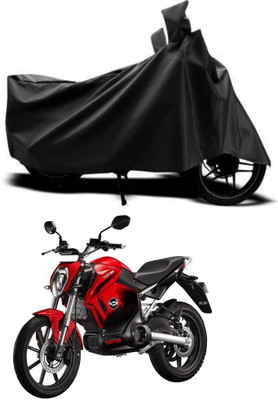 SMDP Waterproof Two Wheeler Cover for Revolt(RV 400, Black)