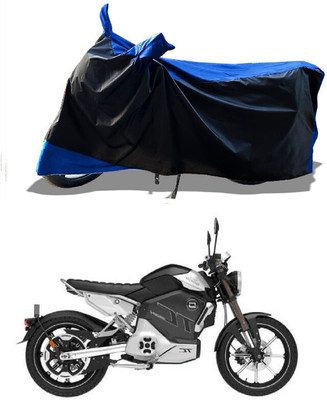 DeepShakshi AUTOMOTIVE Waterproof Two Wheeler Cover for Revolt(RV Cafe Racer BS6, Blue)
