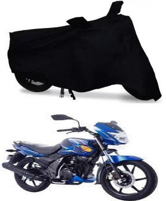 THE REAL ARV Waterproof Two Wheeler Cover for TVS(Flame SR125, Black)