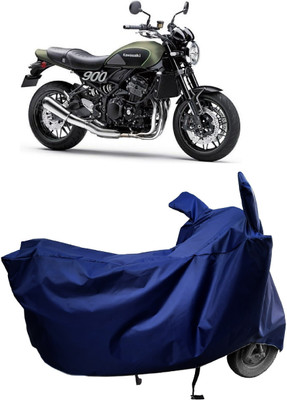 Amexride Two Wheeler Cover for Kawasaki(Z900RS, Blue)