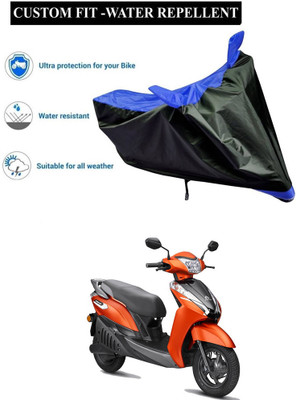 GOSHIV-car and bike accessories Waterproof Two Wheeler Cover for Ampere(Blue)