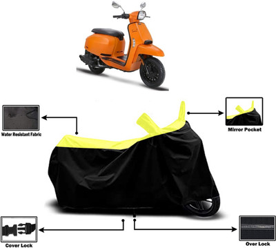 Amexride Two Wheeler Cover for Lambretta(V125, Yellow)