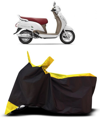 VESMEI Two Wheeler Cover for Suzuki(New Access 125, Yellow)