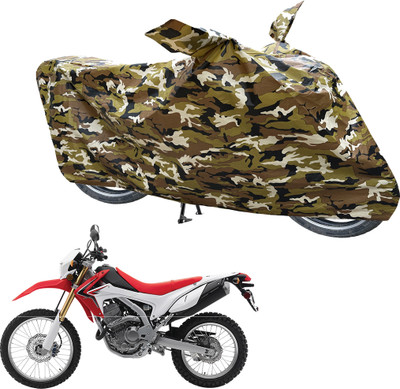 RiderShine Waterproof Two Wheeler Cover for Honda(CRF 250 L, Multicolor)