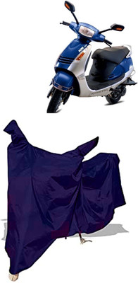 Amexride Two Wheeler Cover for Kinetic(Nova, Blue)