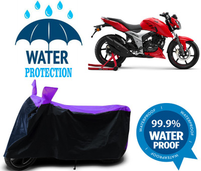 Mdstar Waterproof Two Wheeler Cover for TVS(Apache RTR 180, Multicolor)